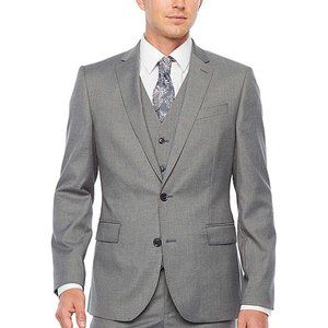 JF J. Ferrar Ultra Comfort Super Slim Fit Suit Jacket - 38R